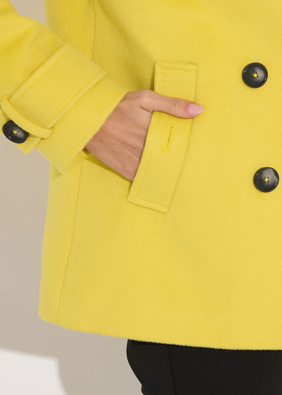 Star By Julien Macdonald Yellow Button Through Coat