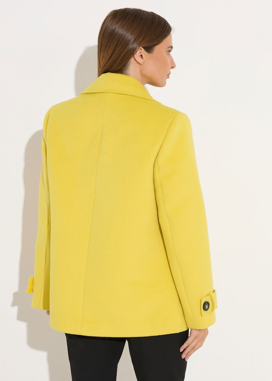 Star By Julien Macdonald Yellow Button Through Coat