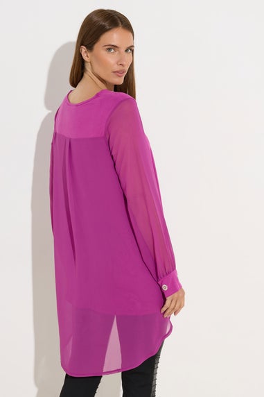 Star By Julien Macdonald Magenta Pink Eyelet Zip Top