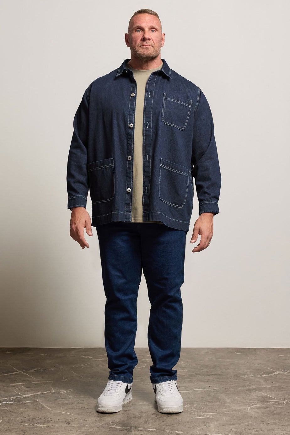 BadRhino Blue Chore Denim Shacket