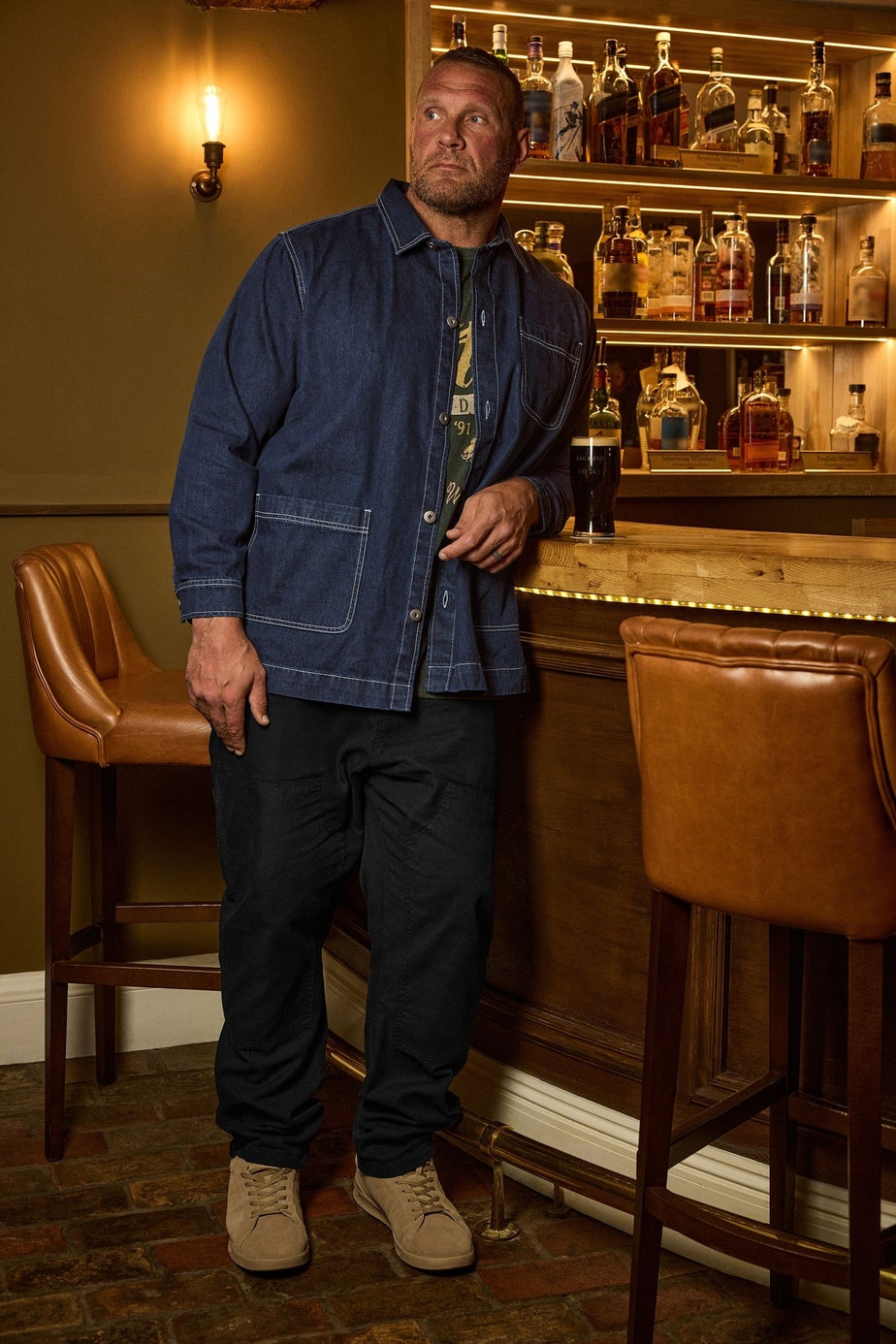 BadRhino Blue Chore Denim Shacket