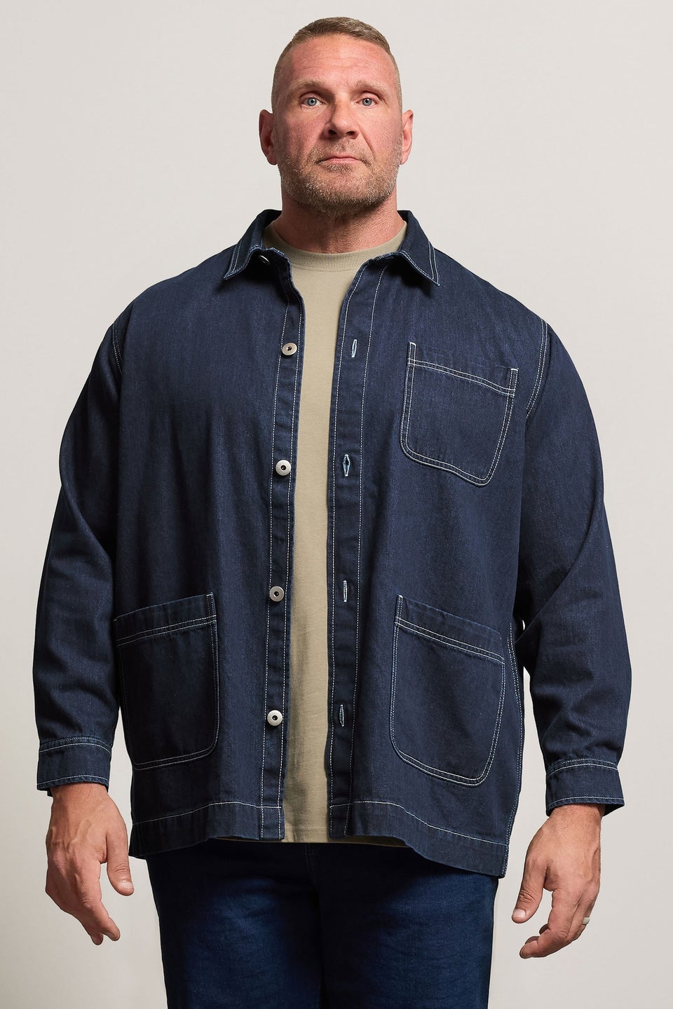 BadRhino Blue Chore Denim Shacket