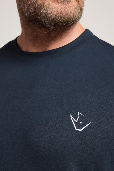 BadRhino Navy Blue 'Rest Day' T-Shirt