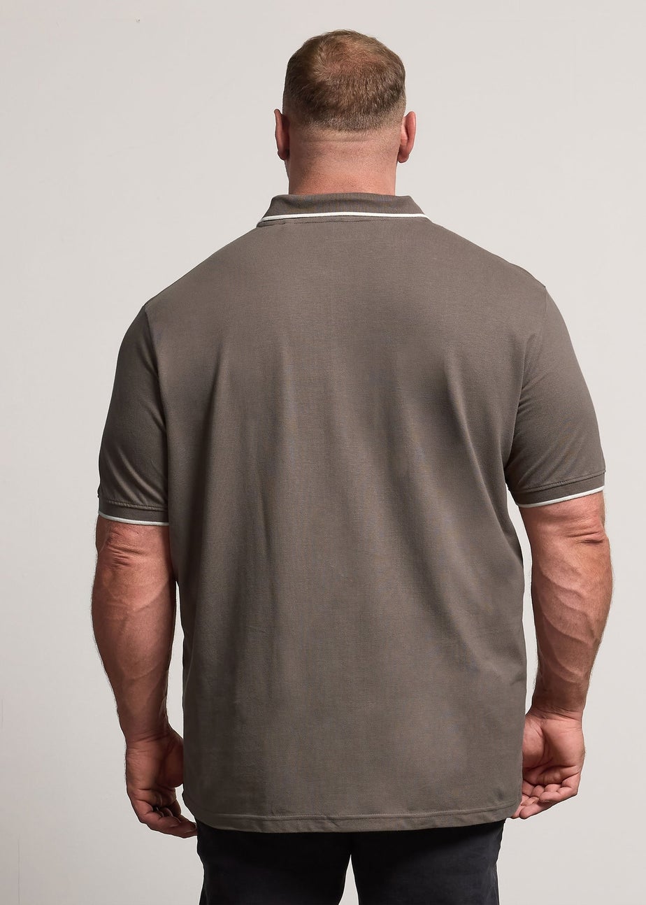 BadRhino 3 Pack Blue/Green/Brown Tipped Polo Shirt