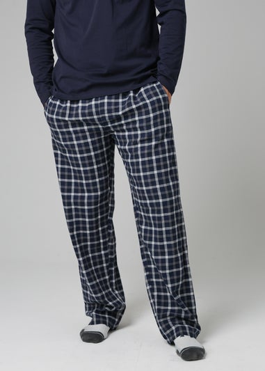 Tokyo Laundry Navy Cotton Long Sleeve Pyjama Set