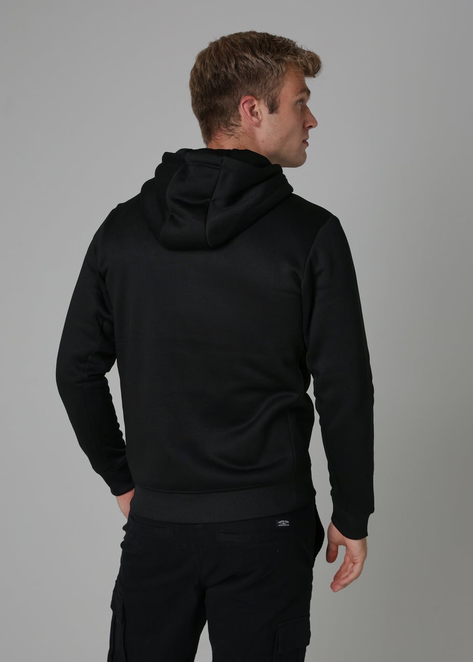 Tokyo Laundry Black Zip-Through Hoody