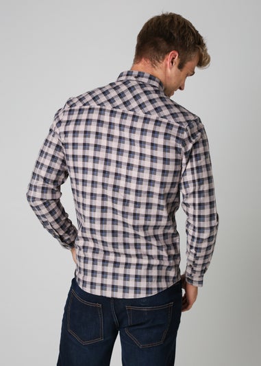 Tokyo Laundry Grey Cotton Printed Long Sleeve Shirt