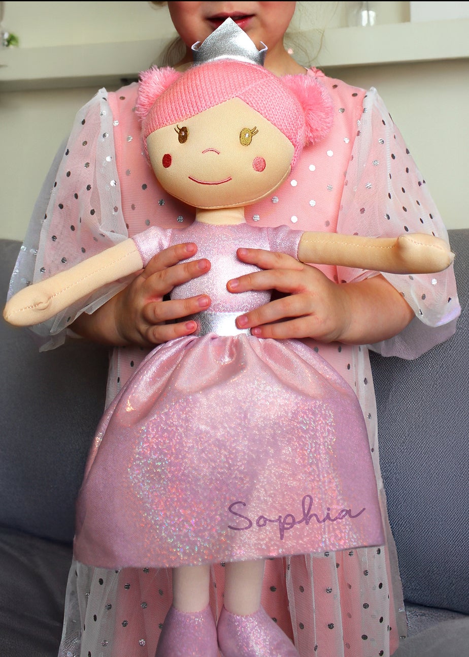 Personalised Memento Company Pink Princess Ballerina Doll