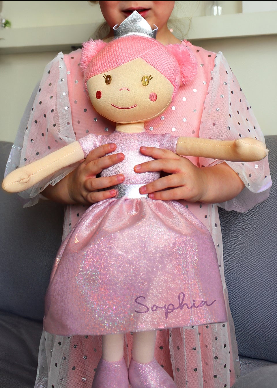 Personalised Memento Company Pink Princess Ballerina Doll