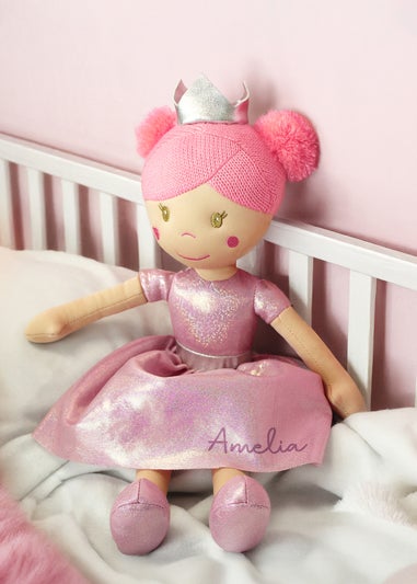 Personalised Memento Company Pink Princess Ballerina Doll