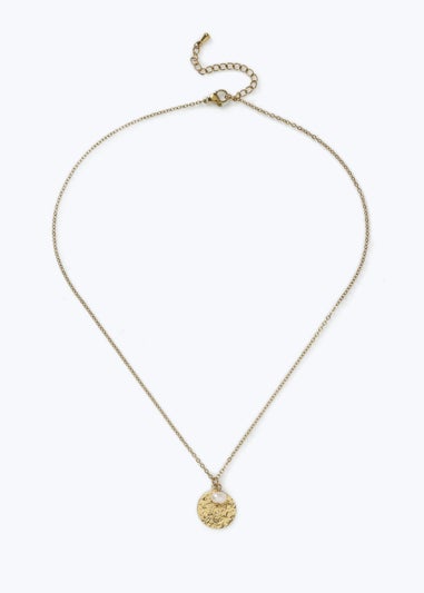 Muse Gold Pearl Necklace