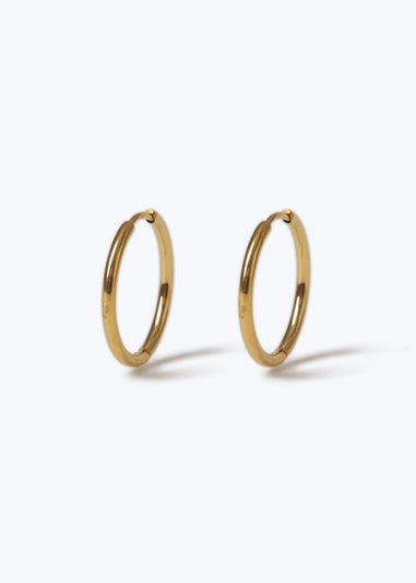 Muse Gold Hoop Earrings