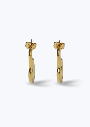 Muse Gold Wavy Earrings