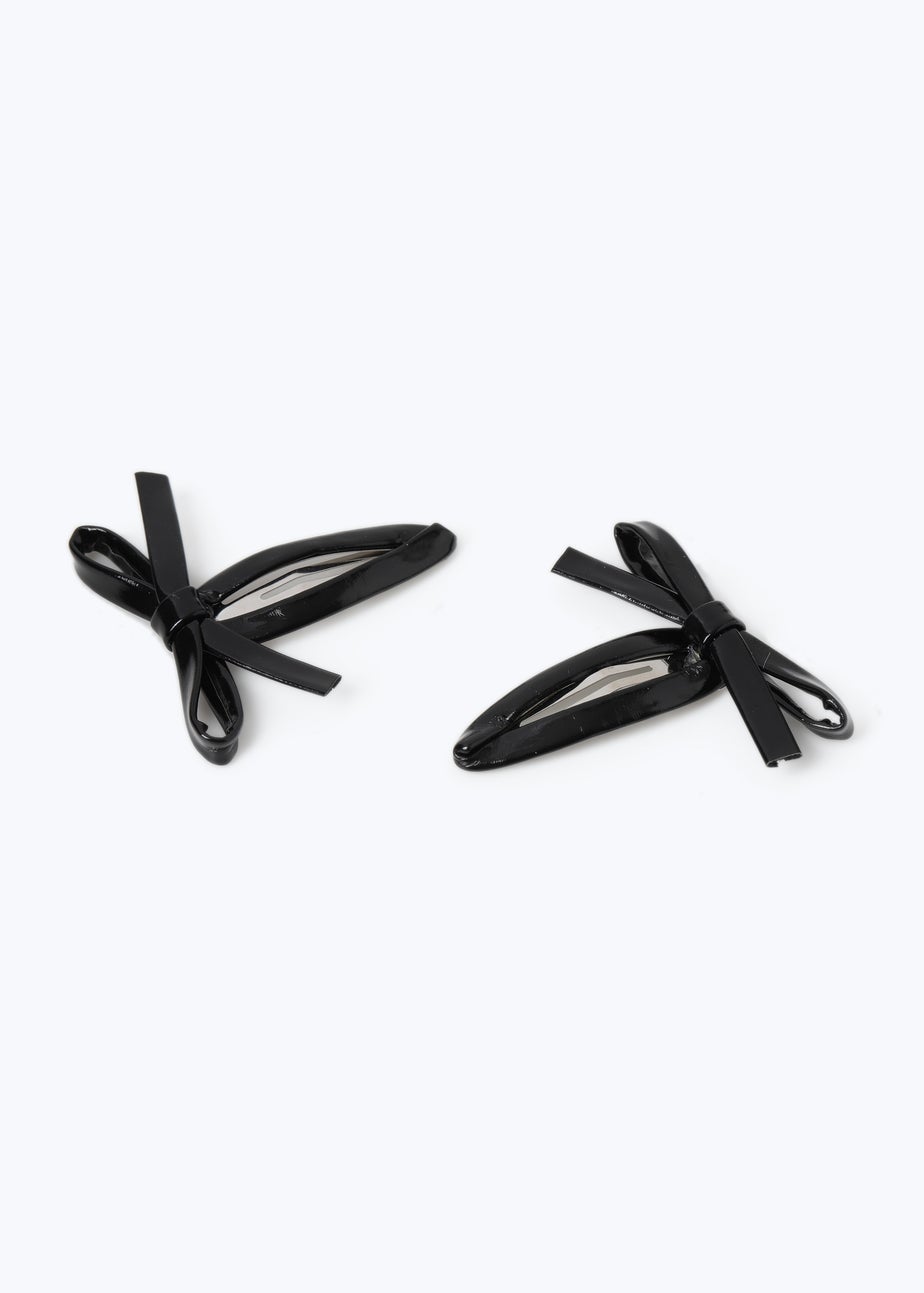 Muse 2 Pack Black Bow Clips