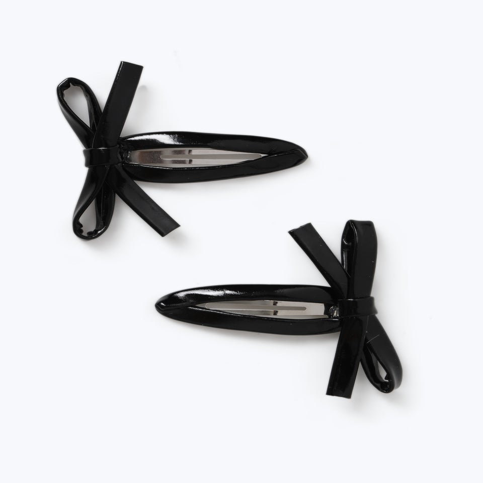 Muse 2 Pack Black Bow Clips