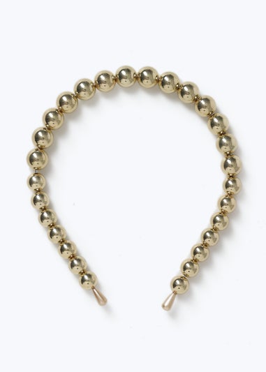 Muse Gold Ball Headband