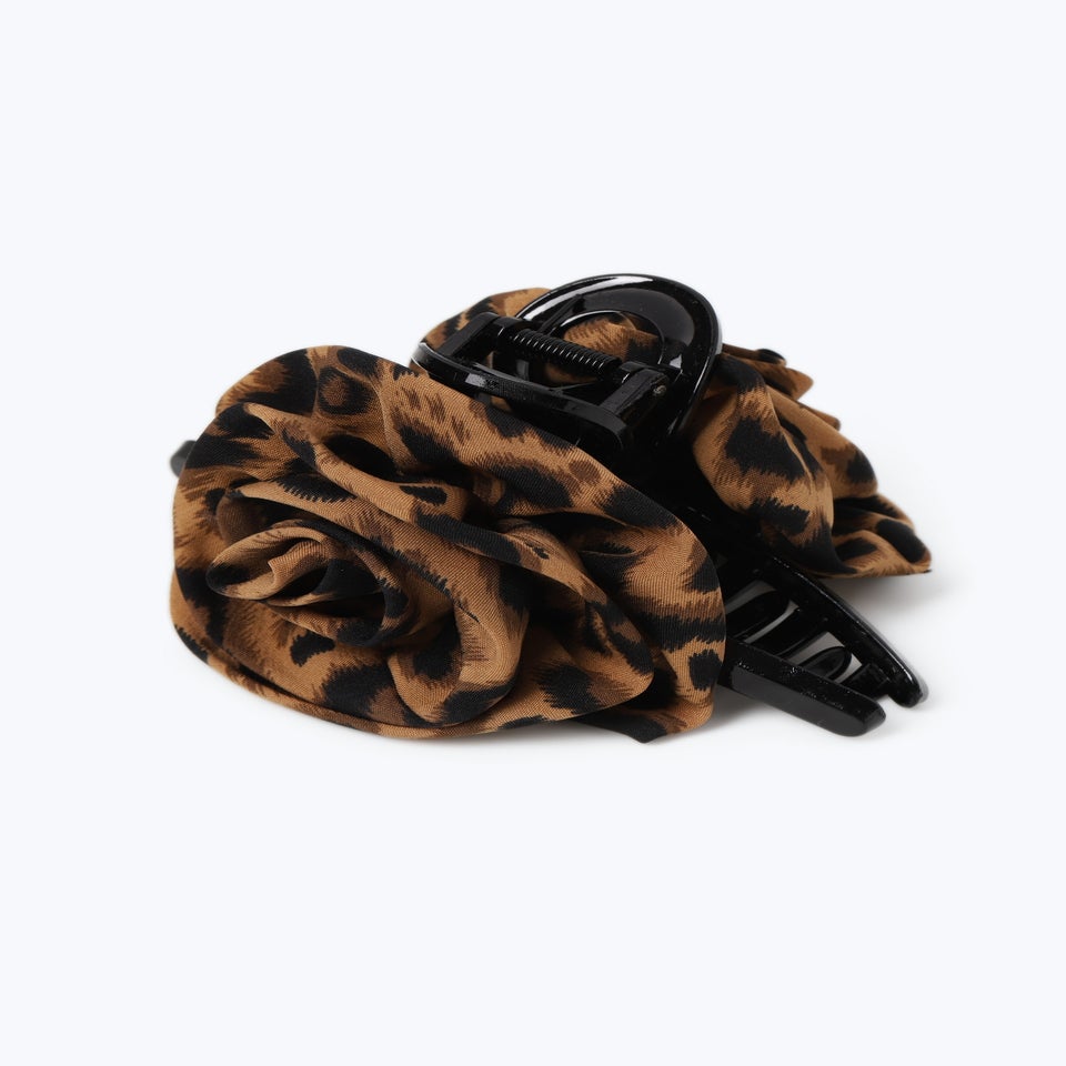 Muse Brown Leopard Print Claw Clip
