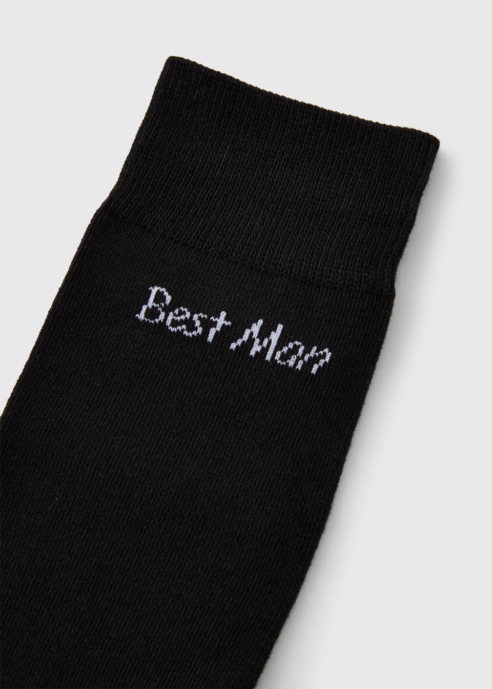 Black Best Man Wedding Ankle Socks