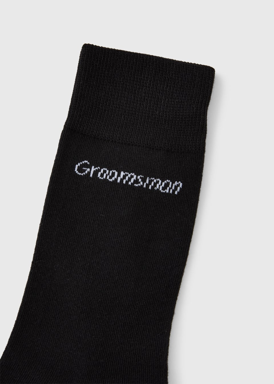 Black Groomsmen Wedding Ankle Socks