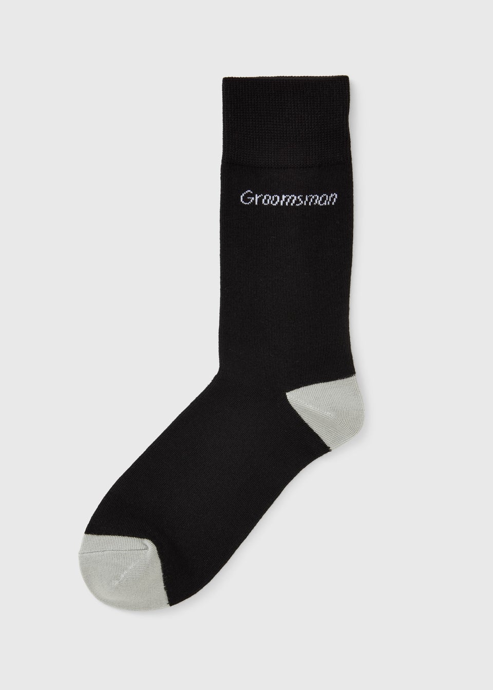 Black Groomsmen Wedding Ankle Socks