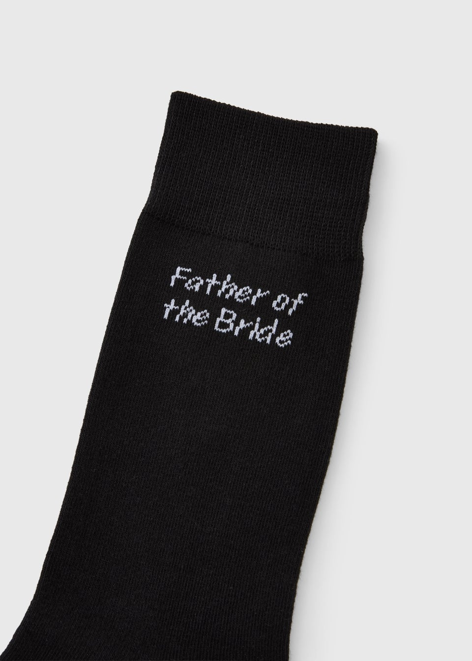 Black Father Of The Bride Wedding Ankle Socks
