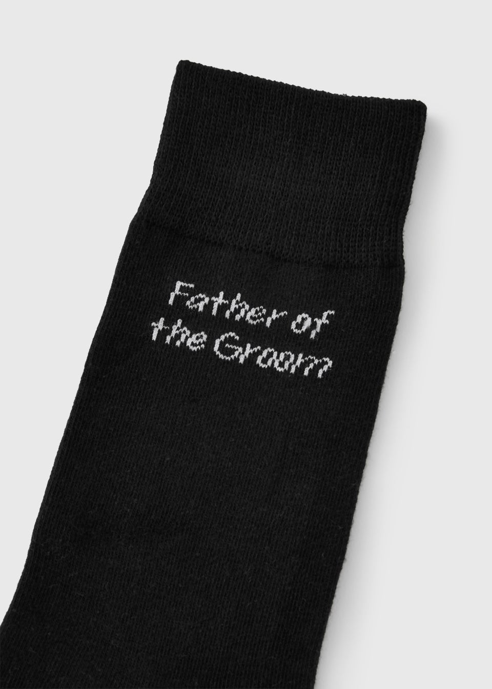 Black Father Of The Groom Wedding Ankle Socks