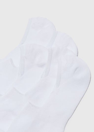 5 Pack White Invisible Trainer Socks