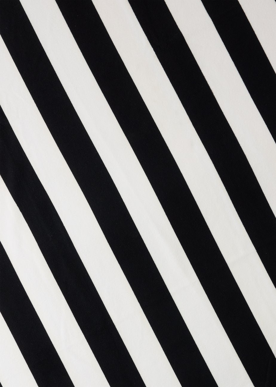 Black Stripe Extra Large Beach Towel