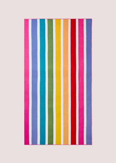 Multicolour Stripe Extra Large Beach Towel