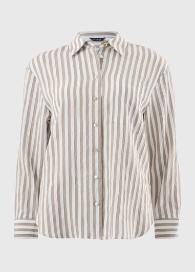 Et Vous Beige Stripe Shirt