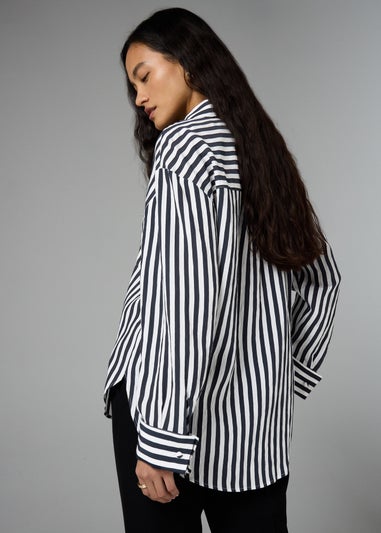Et Vous Navy Stripe Shirt