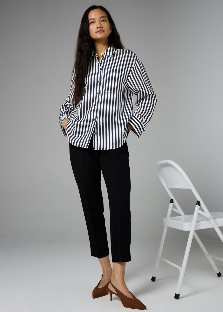 Et Vous Navy Stripe Shirt