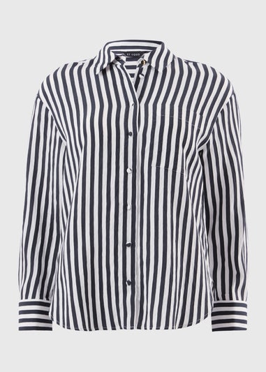 Et Vous Navy Stripe Shirt