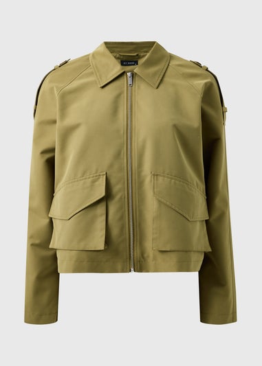 Et Vous Olive Short Trench Coat