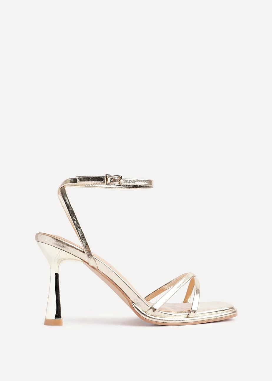 Linzi Verve Gold Crossover Stiletto Heel
