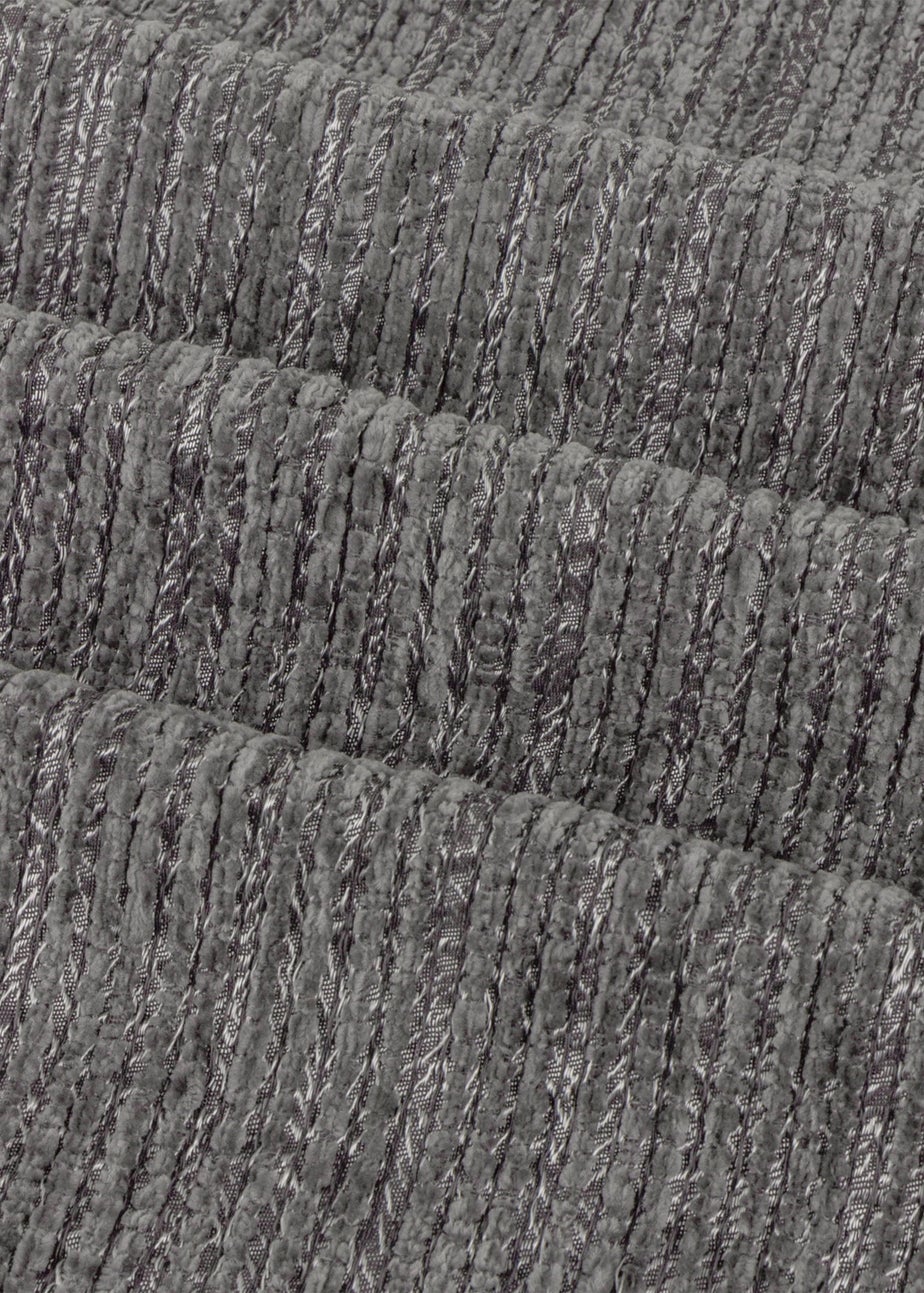 Paoletti Jupiter Chenille Jacquard Eyelet Curtain Pair Graphite