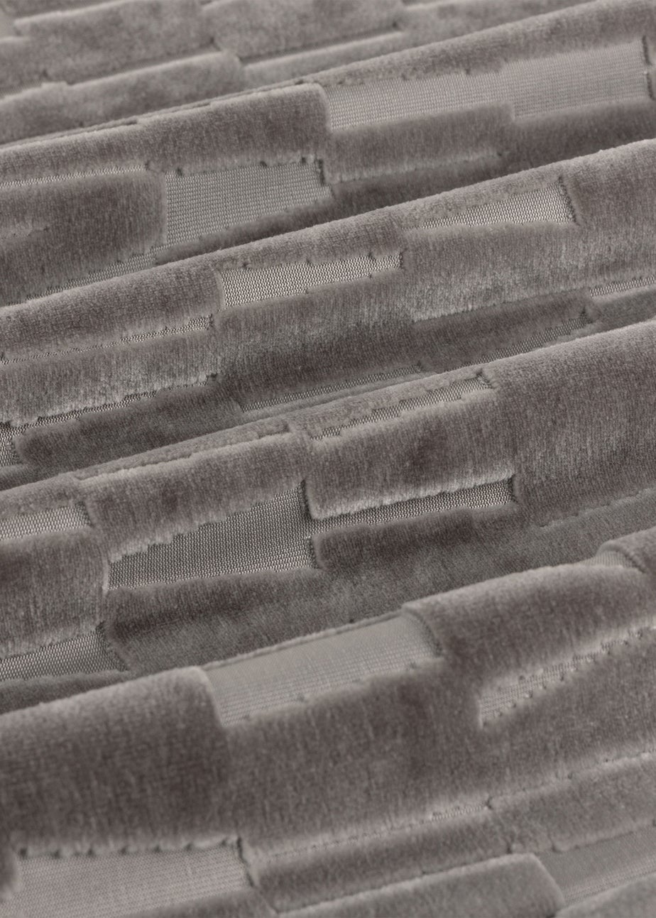 Paoletti Manhattan Velvet Room Darkening Eyelet Curtain Pair Mink