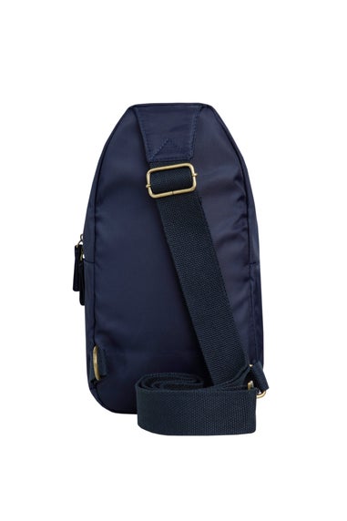 Weird Fish Navy Kathi Plain Mono Strap Bag