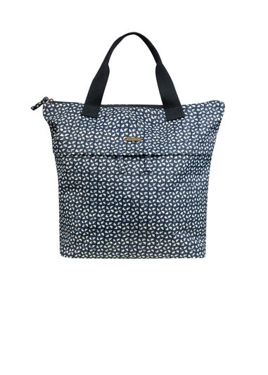 Weird Fish Navy Ekora Printed Polyester Backpack