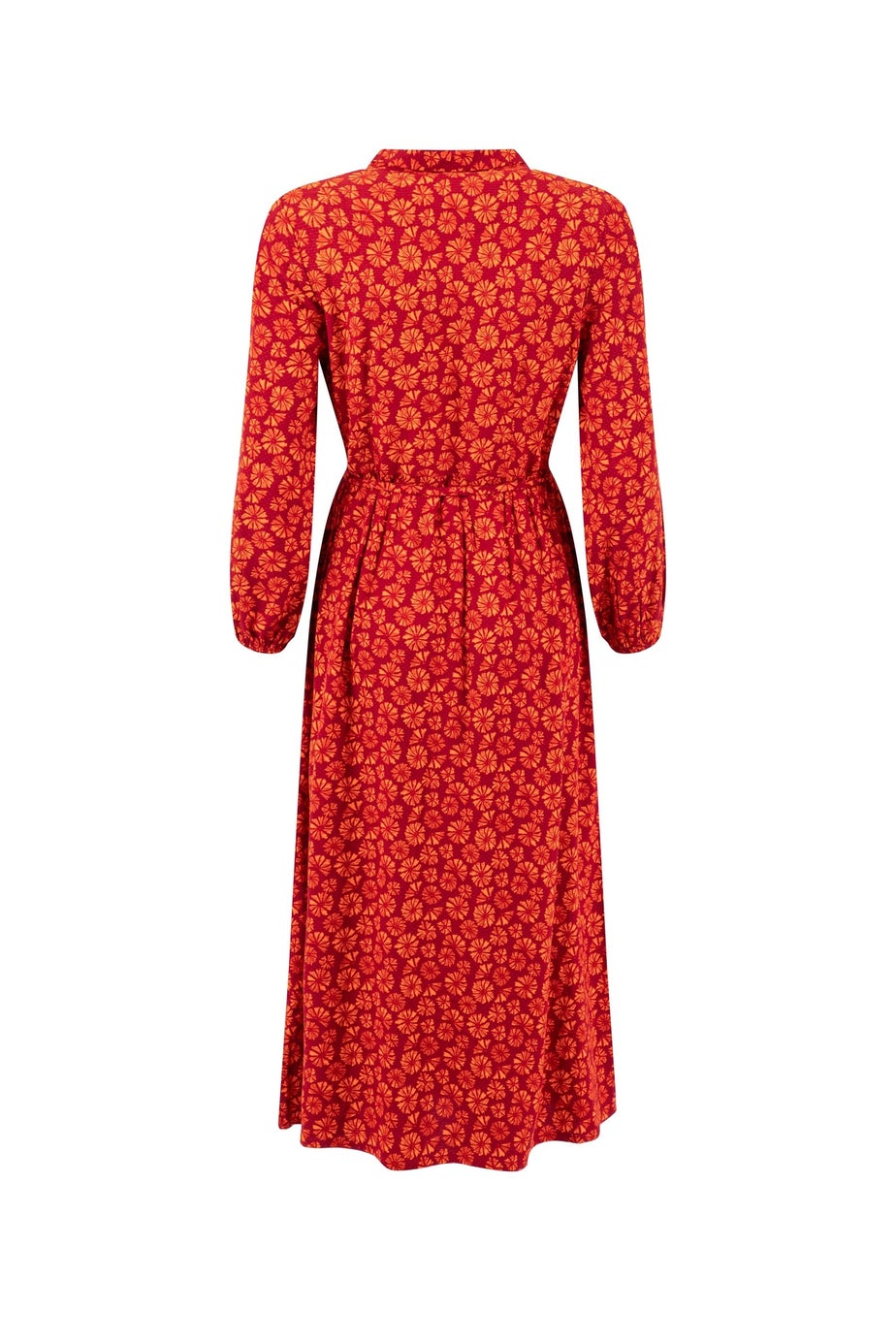 Weird Fish Garnet Steffan Printed Maxi Shirt Dress