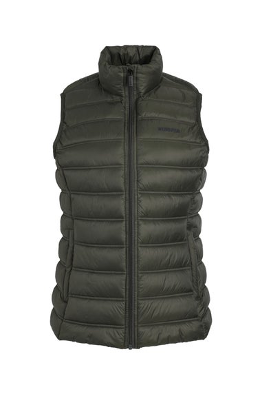 Weird Fish Deep Lichen Green Atissa Lightweight Padded Gilet