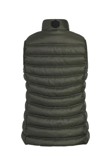 Weird Fish Deep Lichen Green Atissa Lightweight Padded Gilet
