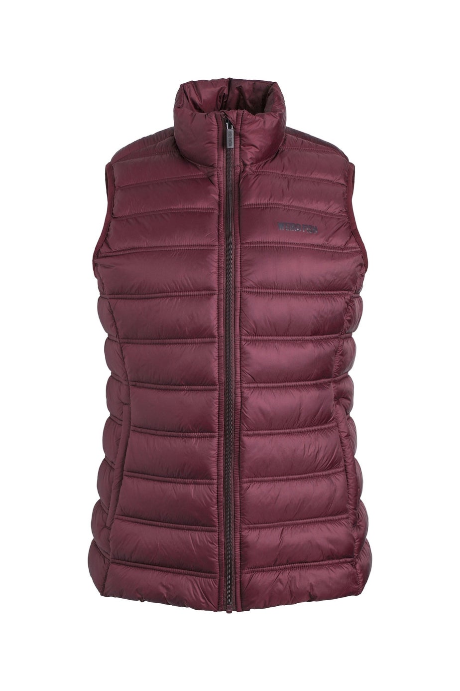 Weird Fish Aubergine Atissa Lightweight Padded Gilet