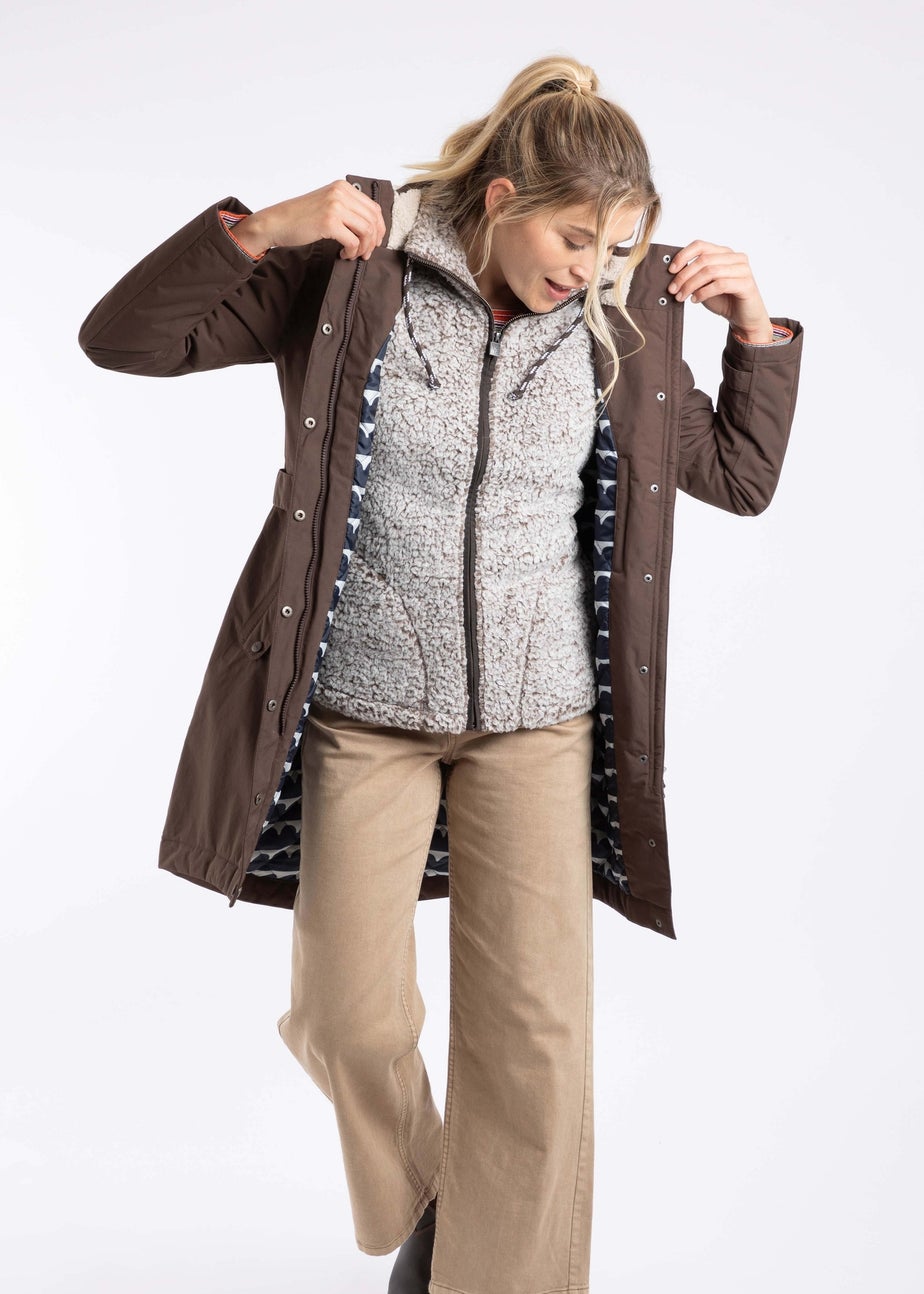 Weird Fish Hot Chocolate Kenzie Waterproof Coat