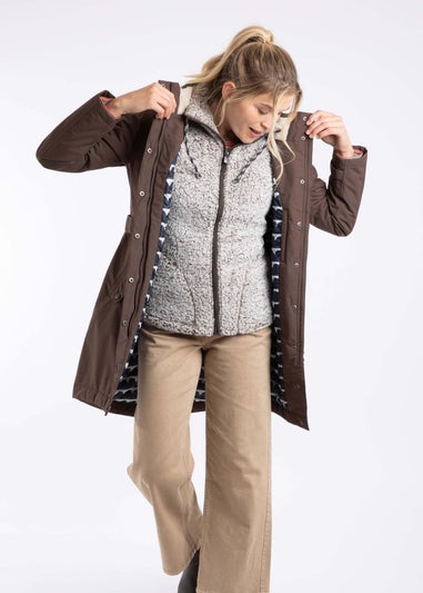 Weird Fish Hot Chocolate Kenzie Waterproof Coat