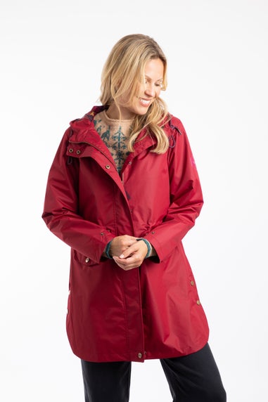 Weird Fish Garnet Anika Plain Showerproof Jacket