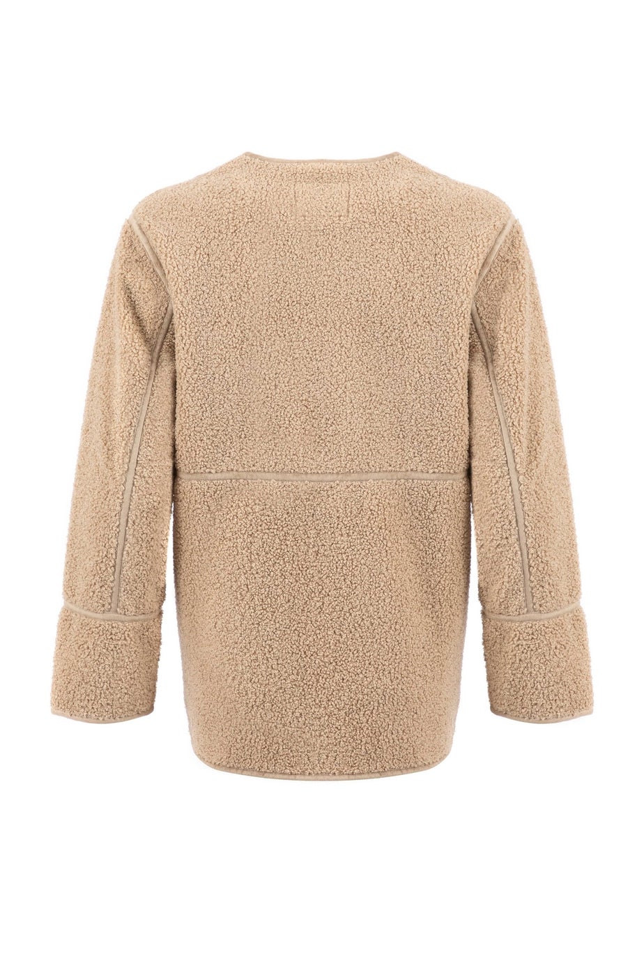 Weird Fish Putty Gleason Faux Shearling Jacket