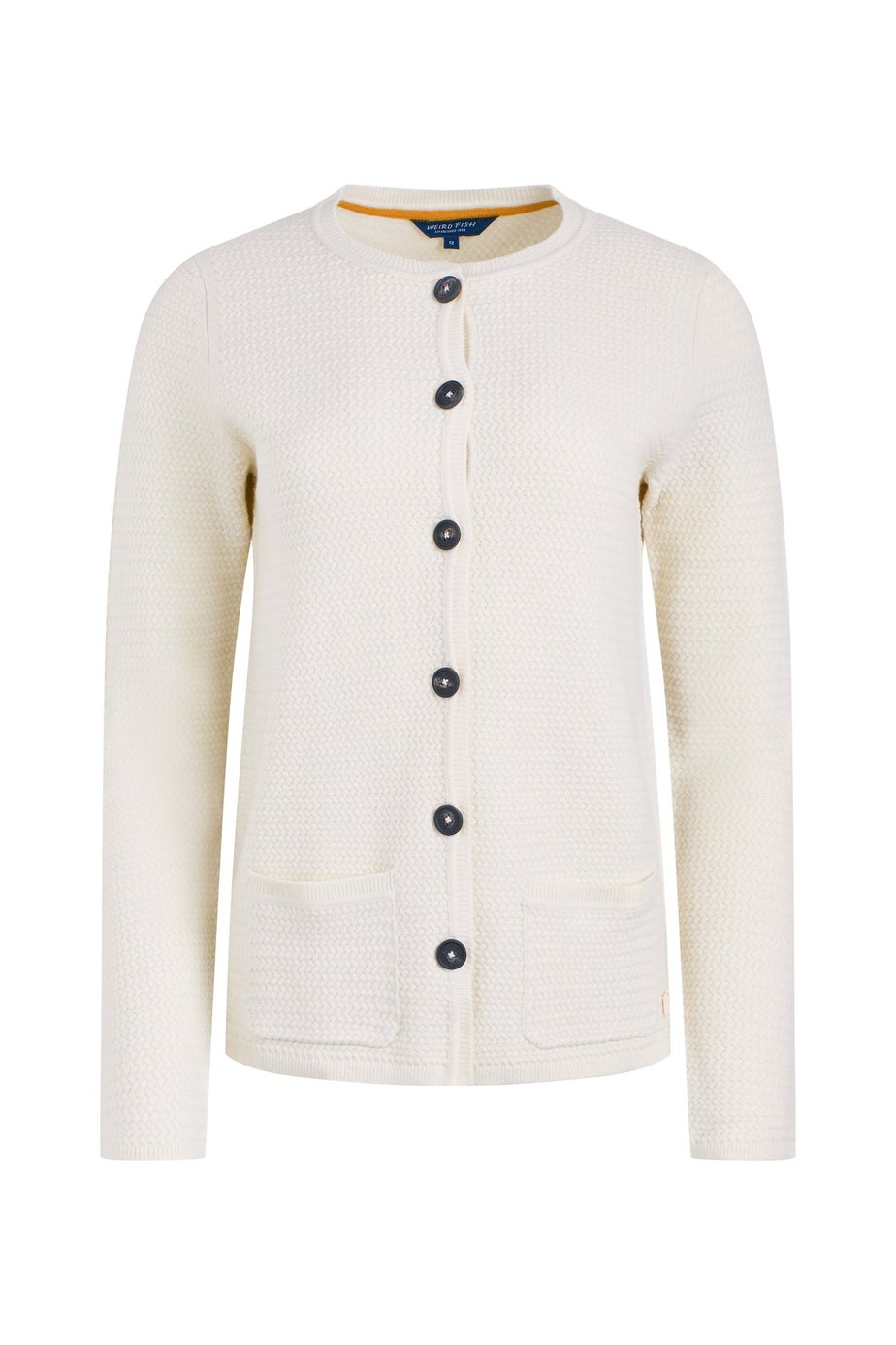 Weird Fish Chalk Hayley Knitted Blazer Cardigan