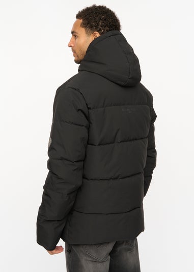 Henleys Black System Ski Puffer Jacket