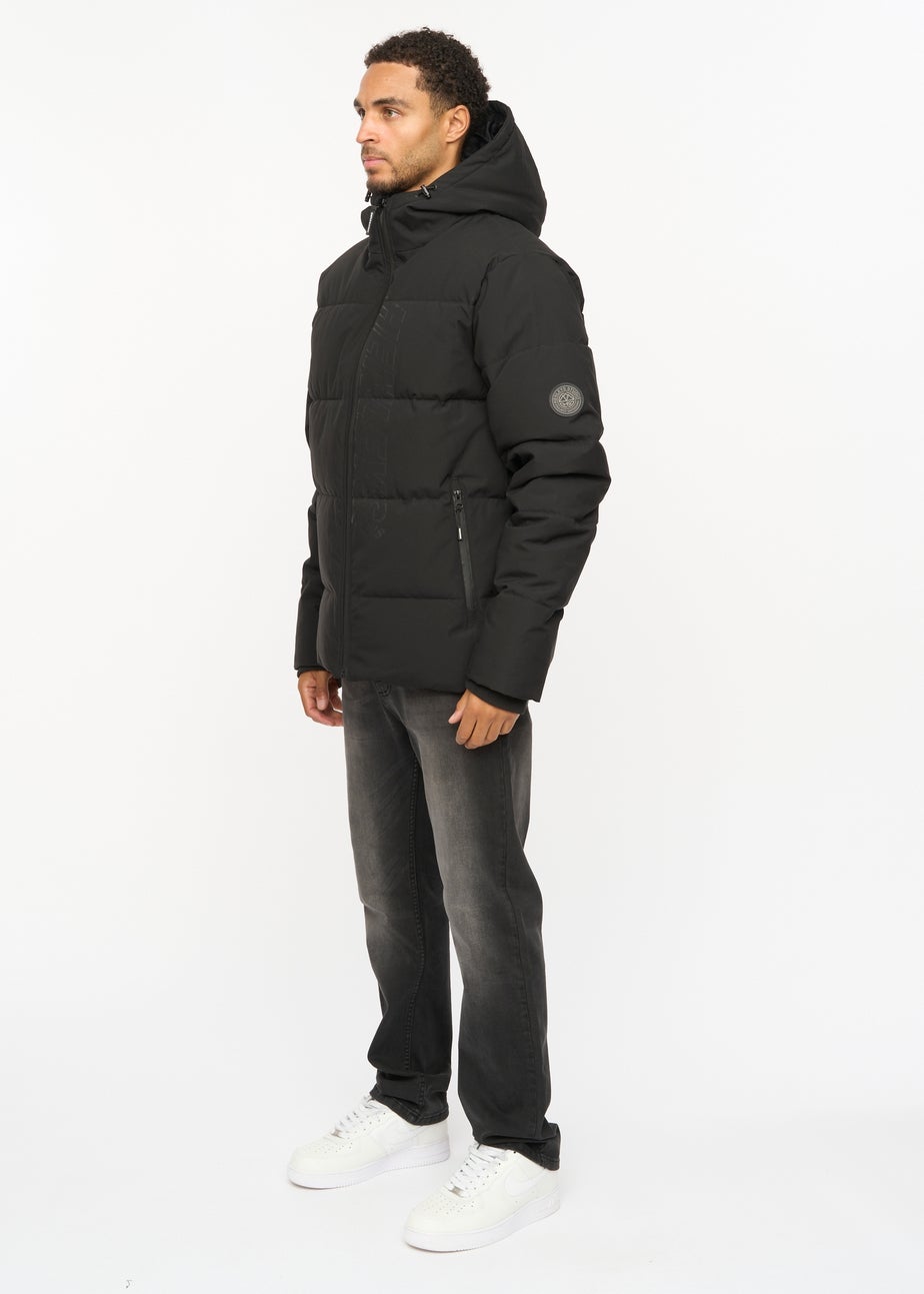 Henleys Black System Ski Puffer Jacket